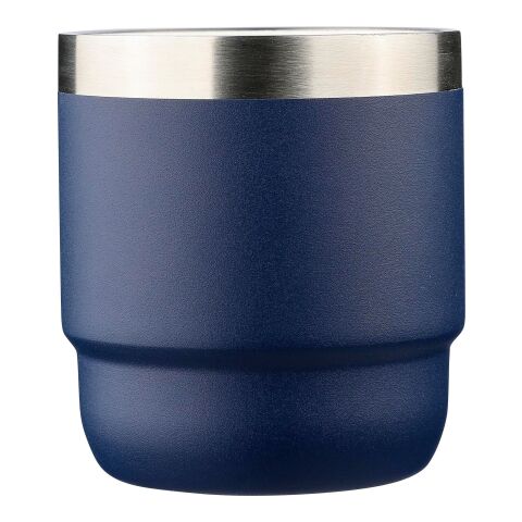 Mug double paroi de 180 ml en acier inoxydable recyclé Lilia bleu | sans marquage | non disponible | non disponible