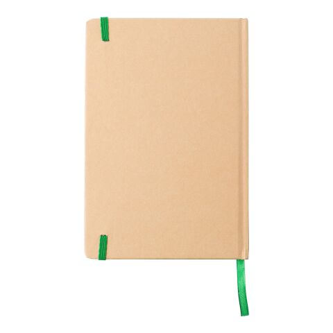 Carnet A5 en carton recyclé Gianni vert lime | sans marquage | non disponible | non disponible