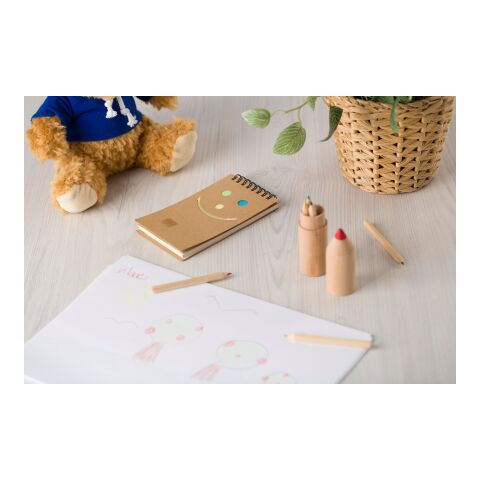 Carnet à spirale cartonné Kim marron | sans marquage | non disponible | non disponible