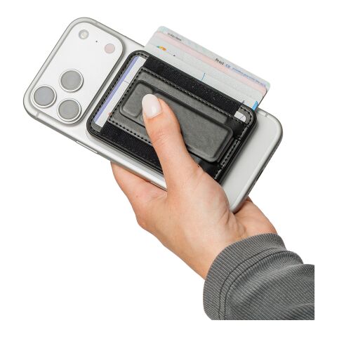 BrandCharger porte-cartes Wally Stand Pro | Recyclé noir