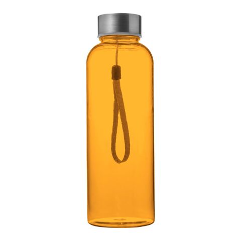 Bouteille en plastique et lanière - 500 ml orange