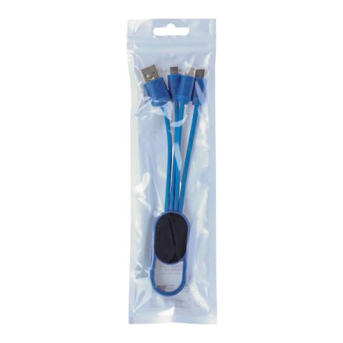 Petit câble de charge bleu