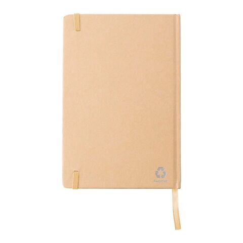 Carnet A5 en carton recyclé Gianni beige