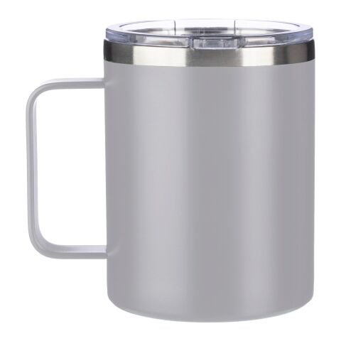Mug double paroi en acier inoxydable Renate gris