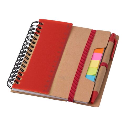 Carnet à spirale en papier recyclé Angela vert clair
