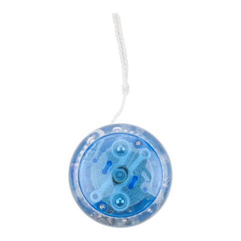 Yoyo lumineux en plastique translucide. rouge