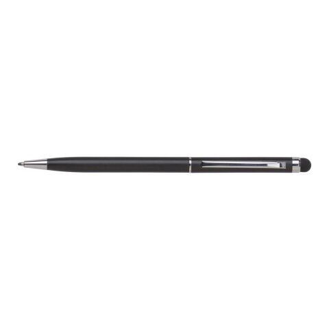 Stylo bille en métal avec stylet écran tactile blanc