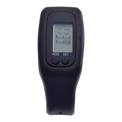 Podomètre en silicone noir