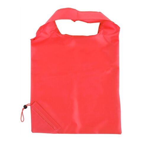 Sac shopping pliable rouge