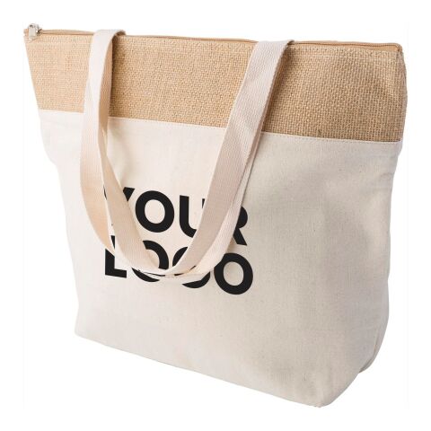 Sac isotherme en jute de coton Randy beige
