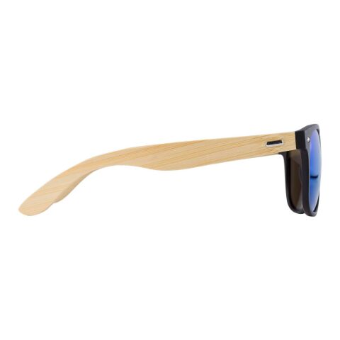 Lunettes de soleil en ABS et bambou Luis argent
