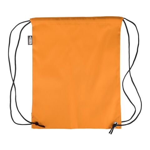 Sac à dos en polyester rPET 210D Calix orange