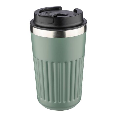 Mug double paroi en acier inoxydable recyclé de 400 ml Chiara bleu