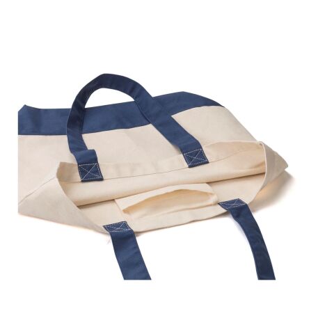 Sac shopping en coton canvas Cole noir