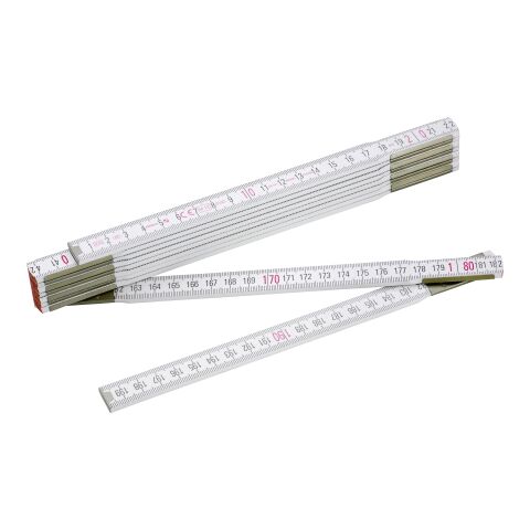 Mètre-ruban Stabila en bois de 2 m blanc