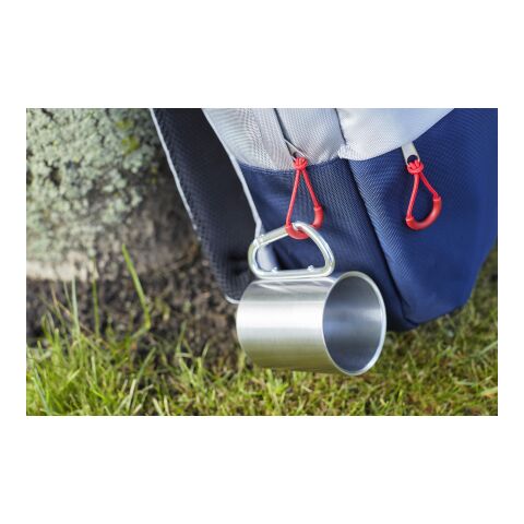 Mug double paroi 185 ml en acier inoxydable rouge | sans marquage | non disponible | non disponible