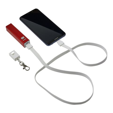 Lanyard comprenant une prise USB rouge | sans marquage | non disponible | non disponible