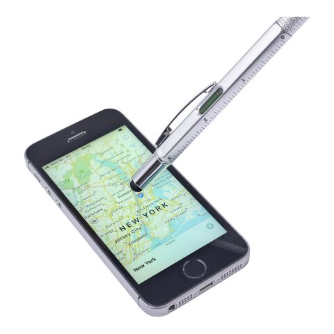 Stylo bille twist multifonction argent | sans marquage | non disponible | non disponible