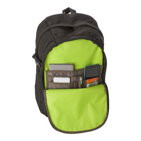 Sac à dos RFID en polyester 600D noir | sans marquage | non disponible | non disponible