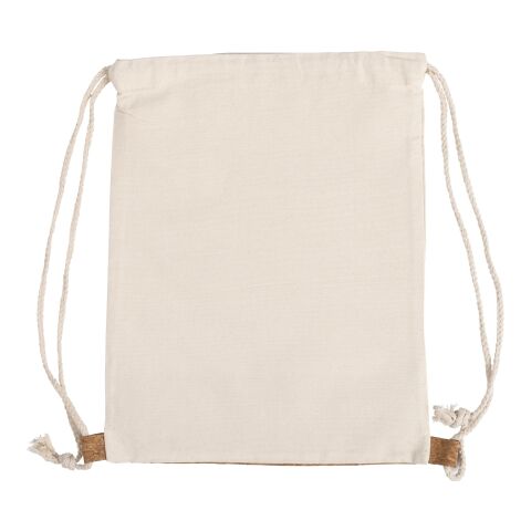 Sac à dos en coton 280g/m². beige | sans marquage | non disponible | non disponible