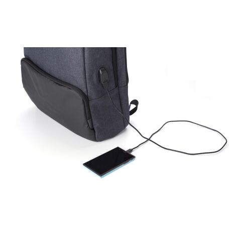 Sac à dos en PVC porte-ordinateur noir | sans marquage | non disponible | non disponible