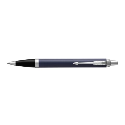 Stylo bille Parker IM, noir bleu | sans marquage | non disponible | non disponible