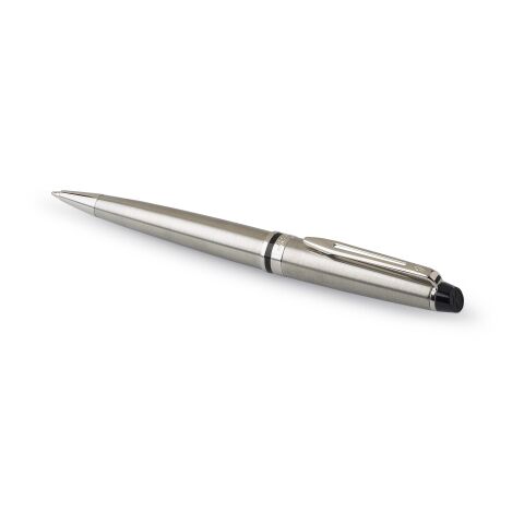 Stylo bille Waterman Expert en acier inoxydable noir | sans marquage | non disponible | non disponible