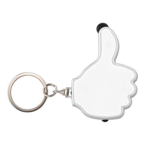 Porte-clés blanc | sans marquage | non disponible | non disponible