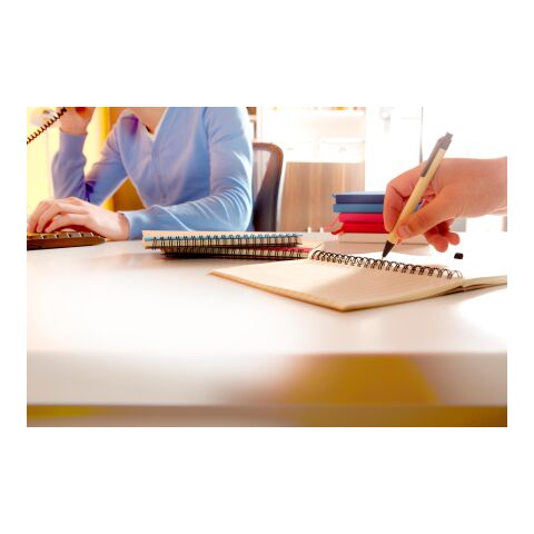 Carnet de note à spirale en papier recyclé - pages lignées vert | sans marquage | non disponible | non disponible